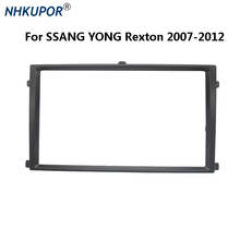 Car DVD Radio Frame Kit For SSANG YONG Rexton 2007-2012 Auto Stereo Dash Fascia Trim Installation Panel Bezel Faceplate 11-137 2024 - buy cheap