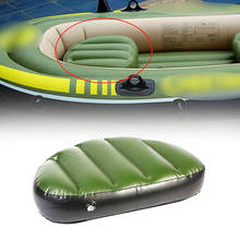 Assento inflável de pvc, almofada de ar, à prova d'água, barco de pesca, travesseiro inflável para o ar livre, acessórios de bote, caiaque, assento de barco 2024 - compre barato