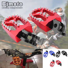 BJMOTO Motorcycle CNC Foot Pegs Rests Footrest Footpeg Pedals For HONDA CRF250L/M CRF250L CRF250M 2012-2019 2024 - buy cheap