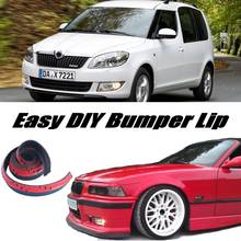 Bumper Lip Deflector Lips For Skoda Octavia / Laura Front Spoiler Skirt For Car Tuning View / Body Kit / Strip 2024 - buy cheap