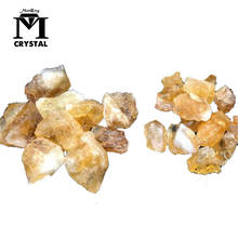 Natural rough citrine Lemon yellow gravel Quartz crystal Mineral specimen rock healing Reiki stone home decoration 2024 - buy cheap