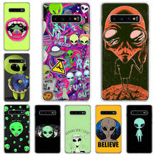 Aesthetics Cute Cartoon alien space Phone Case For Galaxy A71 A51 5G A41 A31 A21S A11 A01 A70 A50 A40 A30 A20E A10 Samsung A9 A8 2024 - buy cheap