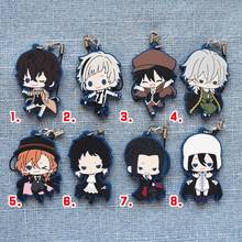 Bungo Stray Dogs Anime Keychain Dazai Ranpo Chuuya Bungou Stray Dogs Rubber Keychain 2024 - buy cheap