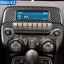 For Chevrolet Camaro 2010 2011 2012 2013 2014 2015 Carbon Fiber Sticker Radio AC Frame Screen Display Panel Interior Accessories 2024 - buy cheap