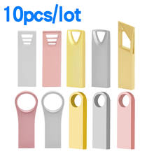 10pcs/lot Metal USB2.0 Flash Drive 128GB 64GB 32GB high speed memoria usb 16GB 8GB 4GB Pen Drive  memory stick custom logo 2024 - buy cheap