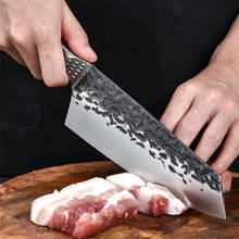 Handmade Forged Steel Kitchen Knife Cleaver Knife Professional Butcher Knife Chef Knife Chopping Knives 2024 - buy cheap