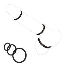 3pcs Soft Silicone Penis Ring Cock Ring Dick Sex Toys for Men Cockring Delay Ejaculation Male Chastity Device Adult Sex Products 2024 - buy cheap