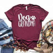 Camiseta estampa de cachorro feminina, camiseta de algodão casual engraçada para garotas, camiseta, hipster, drop shipping 2024 - compre barato