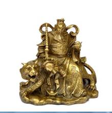 Pure bronze riding tiger, Wu God of wealth, Zhao Gongming, home furnishing Feng Shui gift ornaments 2024 - buy cheap