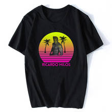 Vaporwave-Camiseta de algodón para Hombre, camisa de estilo Retro, Ricardo Milos, estética, Hip-Hop, Estilo Vintage, Harajuku 2024 - compra barato