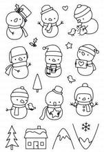 snowman Clear Silicone Stamp / seal for DIY Scrapbooking / Album Decorative Clear Stamp Sheets A104 2024 - buy cheap