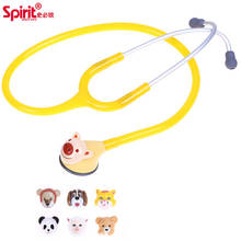 Spirit 3D Animated Animal cute pediatric Stethoscope changeable single head kids child children stetoskop made in Taiwan 2024 - buy cheap