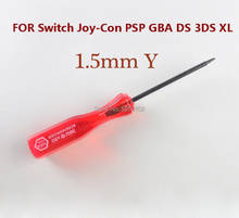 10PCS FOR NS Switch Joy Con PSP GBA DS 3DS XL 1.5mm Tri Wing Phillips screwdriver Y screw drive Tool 1.5MM Y Red Screwdriver 2024 - buy cheap