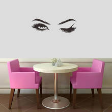 Creative Pretty eyelashes Wall Sticker Girl room living room decorations for home wallpaper Mural Art Decals Sexy stickers 2024 - buy cheap