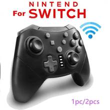 1pcs/2 pcs sem fio gamepad bluetooth pro controller ergonomia gamepad joypad controle remoto para nintendo switch 2024 - compre barato