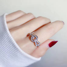 Великолепные прозрачные микро ААА кубические циркониевые кольца для женщин обручальное кольцо из стерлингового серебра 925 пробы ювелирные изделия обручальное кольцо женские подарки 2024 - купить недорого
