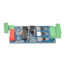 3ch canal fácil dmx led controlador dmx decodificador WS-DMX-2KEY-3CH-BAN & driver rgb módulo luz de tira