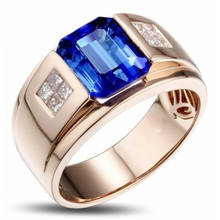 Carofeez anel masculino de luxo, vintage, pedra de zircônia, acessórios masculinos, joias de moda, presente, anéis de casamento, presente 2024 - compre barato