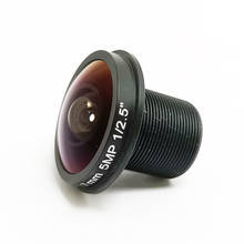 Lente panorámica ojo de pez de 5MP y 1,7mm, lente de cámara IR CCTV de 180 grados, 5 megapíxeles, para seguridad HD 1/2.0, lente panorámica 2024 - compra barato