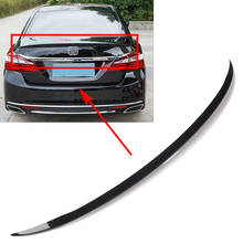 Car Rear Lip Spoiler Auto Tail Trunk Wing Trim For Honda Accord 2012 2013 2014 2015 2016 4-Door 4DR ABS Plastic Black 2024 - buy cheap