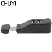 CHUYI-Mini Hub divisor de 4 puertos USB 2,0, alta velocidad, Multi USB, adaptador de caja, para PC, portátil, Notebook, accesorios 2024 - compra barato