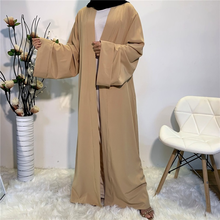 Hot Sell Simple Muslim Dress Smooth Silky Elegant Pure Color Long Muslim Dresses Women Modest Wear Clothing EID Robes 2024 - buy cheap