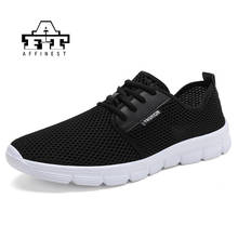 Brand Sport Shoes Men Ultralight Breathable Mesh Lace-up Sneakers Male Outdoor Non-slip Running Shoes Walking Jogging Trainers 2024 - buy cheap