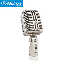 Alctron-microfone voz clássico retro dinâmico, gravação ao vivo, microfone vintage, dk1000 2024 - compre barato