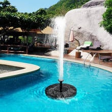 Fonte de água alimentado a energia solar bomba flutuante fonte pássaro banho fonte birdbath casa piscina jardim ao ar livre decoração lagoa fonte 2024 - compre barato