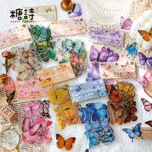 40 pcs/pack PET Butterfly Label Stickers Set Decorative Stationery Craft Stickers Scrapbooking Diy Diary Album Stick Label 2024 - buy cheap