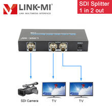 Divisor SDI LINK-MI 1x2, divisor de hasta 1920x1080 a 60Hz, 1 en 2, 3G/HD/SD-SDI 2024 - compra barato