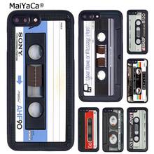 Maiyaca fita magnética do vintage caso de telefone para o iphone x xr xs 11 12 pro max 5 6 s 7 8 plus samsung galaxy s6 s7 s8 s9 s10 2024 - compre barato