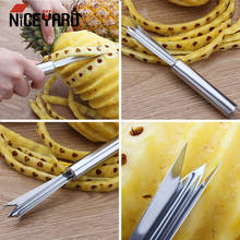 Utensilios NICEYARD de acero inoxidable, utensilios de cocina, accesorios de cocina para fruta, pelador, rebanador de piña 2024 - compra barato