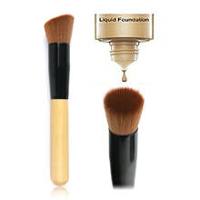 Makeup Beauty Cosmetic Face Powder Blush Brush Foundation Brushes Tool Fashion  Wood Liquid Cream Contour Makeup Tools 2024 - buy cheap