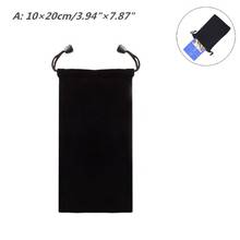 Black Velvet Tarot Card Storage Bag Board Game Accessories Dice Drawstring Bags  2024 - buy cheap