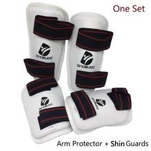 Taekwondo arm shin Guards kick boxing protector Sanda taekwondo boxing Leggings Ankle protection for MMA Muay thai shin pads 2024 - buy cheap