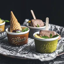 Japanese Tableware Ceramic Ice Cream Bowl Ice Cream Cup Cake Pudding Small Bowl Dessert Ceramic Cup Baking Bowl 2024 - buy cheap