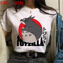 Женский топ с принтом Totoro Studio Ghibli, винтажный топ с принтом для пары 2024 - купить недорого