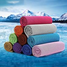 Спортивное быстросохнущее полотенце из микрофибры 30x90 см, охлаждающее полотенце для лица со льдом, пляжное полотенце, летнее, стойкое, мгновенное, холодное полотенце s 2024 - купить недорого