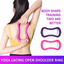 2pcs Yoga Circle Equipment Pilates Ring Pilates Workout Ring Fitness Circle Training Resistance Yoga Wheel Gym Sport Fitness 2024 - buy cheap