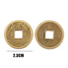 2.5cm retrô de feng shui, dinheiro da sorte da sorte, 100 peças, moedas antigas chinesas de liga de zinco para decoração de artesanato faça você mesmo 2024 - compre barato