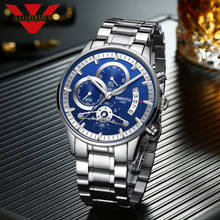 NIBOSI Blue Top Luxury Brand Mens Watches Sports Watches Men Quartz Clock Sports Military Blue Wrist Watch Relogio Masculino 2024 - buy cheap