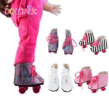 7.5 cm rosa roxo boneca sapatos de skate feitos à mão para 43 cm novo bebê renascer brinquedos para nossa geração blyth bonecas, 1/3 bdj 2024 - compre barato