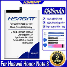 HSABAT-batería HB3872A5ECW de 4900mAh, para Huawei Honor Note 8, Note 8, EDI-DL00, EDI-AL10 2024 - compra barato