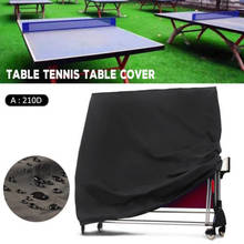 Adjustable Multi Outdoor Ping Pong Table Protector Household Folding Table Tennis Oxford cloth Cover Black Waterproof Anti-Dust 2024 - buy cheap