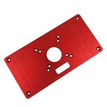 Universal Router Table Saw Insert Base Plate Aluminum Alloy Trimming Machine Flip Board Woodworking Auxiliary Tools Parts 2024 - buy cheap