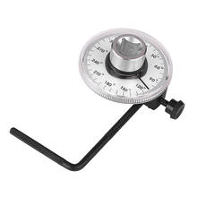 360 Degree Angle Torsion Angle Gauge Adjustable Drive Angle Torsion Wrench Measure Car Gauge Tool Set fits 1/2" Dr. tools 2024 - buy cheap