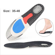 1Pair Soft Running Insert Cushion Cuttable Silicone Shoe Insoles Free Size Men Women Orthotic Arch Support Sport Shoe Pad 2024 - buy cheap