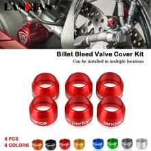 Motorcycle Universal Caliper Master Cylinder Billet Bleed Valve Cover Kit For YAMAHA MT 01 07 09 10 MT-01 MT-07 MT-09 MT-10 MT07 2024 - buy cheap