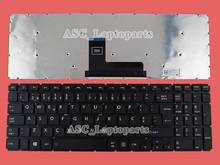 Teclado para laptop toshiba satellite, novo teclado português com estrutura brilhante 2024 - compre barato